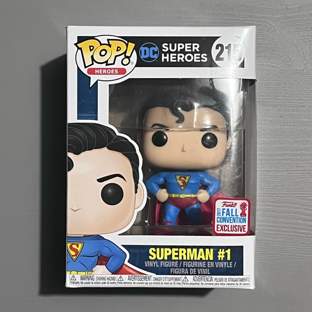 Funko POP - Superman #1, 2017 Fall Convention Exclusive #215
